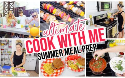 NEW ULTIMATE COOK WITH ME + SUMMER MEAL PREP 2020 ☀️🍉🌽🍔🥗 BEST SUMMER RECIPES! @Brianna K  HOMEMAKING