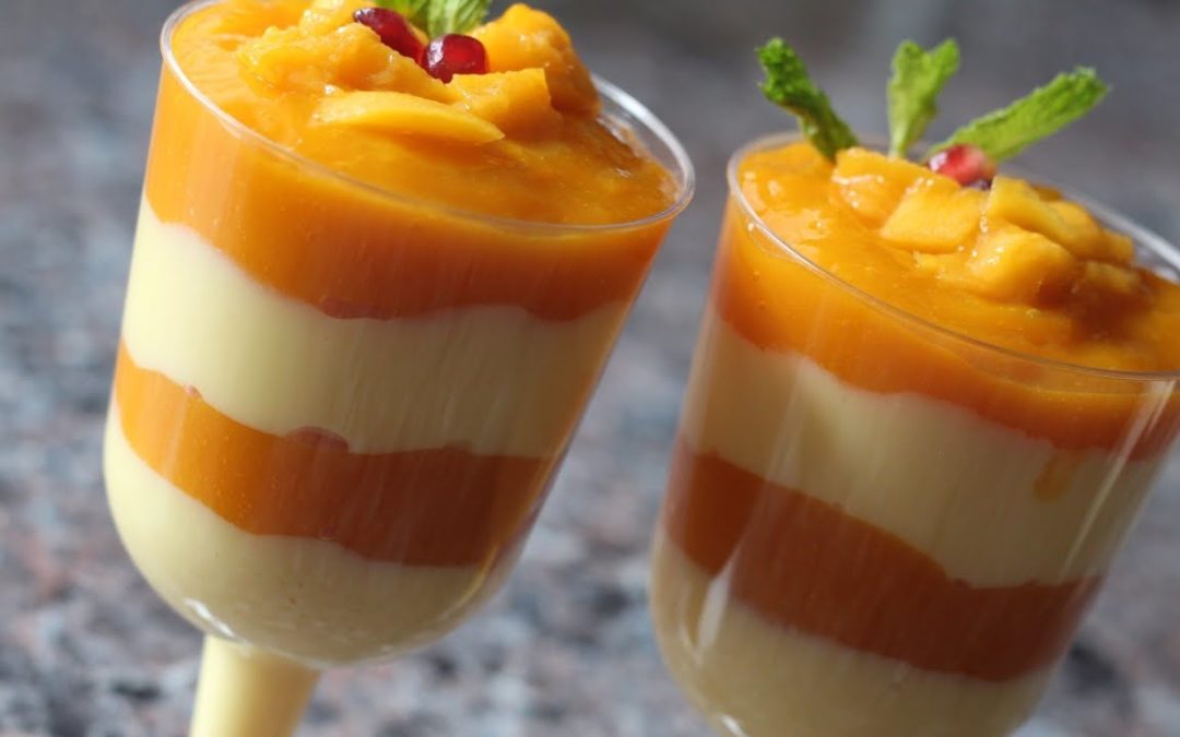Mango Custard Pudding Recipe – Mango Dessert Recipe -Summer Special-Indian Recipes – Pooja’s Kitchen