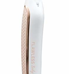 Finishing Touch Flawless Body Rechargeable Ladies Shaver and Trimmer, White/Rose Gold