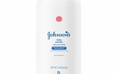 Johnson's Baby Powder for Delicate Skin, Hypoallergenic and Free of Parabens, Phthalates, and Dyes for Baby Skin Care, 22 oz (Pack of 3)