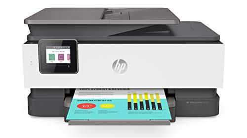 HP OfficeJet Pro 8035 All-in-One Wireless Printer – Includes 8 Months of Ink Delivered to Your Door, Smart Home Office Productivity – Basalt (5LJ23A)