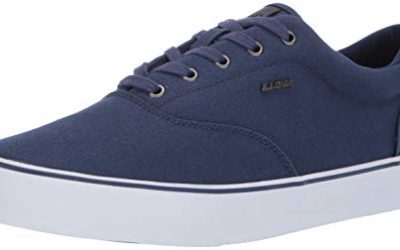 Lugz Men's Flip Sneaker, Navy/White, 12 D US