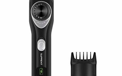 SUPRENT Adjustable Beard Trimmer, All-in-one Beard Trimmer for Men with Li-ion Battery, Fast Charge, Long-Lasting Use, 19 Built-in Precise Lengths, USB Charging