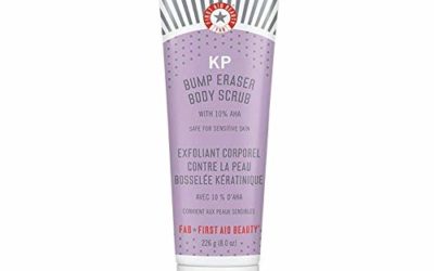 First Aid Beauty KP Bump Eraser Body Scrub with 10% AHA: Vegan Body Scrub to Decongestant Pores and Gently Exfoliate the Skin (8 oz)
