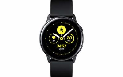 Samsung Galaxy Watch Active (40mm, GPS, Bluetooth), Black – US Version with Warranty