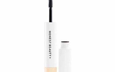Honest Beauty Extreme Length Mascara + Lash Primer | 2-in-1 Boosts Lash Length, Volume & Definition | Silicone Free, Paraben Free, Dermatologist & Ophthalmologist Tested, Cruelty Free | 0.20 fl. oz.