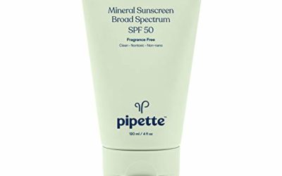 Pipette SPF 50 Mineral Sunscreen Broad Spectrum with Non-nano Zinc Oxide (4-Fluid-Ounce)