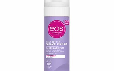 eos Shea Better Shaving Cream for Women – Lavender | Shave Cream, Skin Care and Lotion with Shea Butter and Aloe | 24 Hour Hydration | 7 fl oz