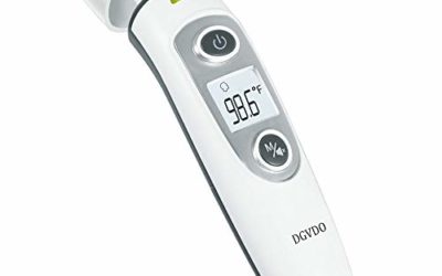 (US Stock) Non-Contact Forehead Thermometers, No Touch Digital Infrared Thermometer for Adults, Kids and Baby, Touchless Thermometer Within 0.4 Inch Distance, Fever Alarm, Memory Function