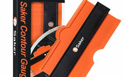 Saker Contour Gauge (10 Inch Lock) Profile Tool- Adjustable Lock -Precisely Copy Irregular Shape Duplicator -Irregular Welding Woodworking Tracing – Must Have Tool for DIY Handyman, Construction
