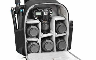 CADeN Camera Backpack Bag Professional for DSLR/SLR Mirrorless Camera Waterproof, Camera Case Compatible for Sony Canon Nikon Camera and Lens Tripod Accessories