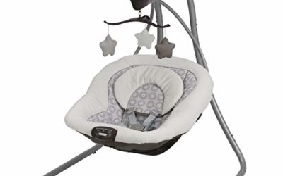 Graco Simple Sway Baby Swing | 2 Speed Vibration, Abbington
