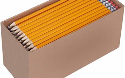 AmazonBasics Pre-sharpened Wood Cased #2 HB Pencils, 150 Pack
