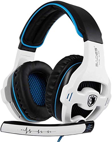 Xbox One Gaming Headset Stereo Over Ear Gaming Headset with Mic Noise Cancelling Volume Control for Xbox One/PC/Mac/PS4/Nintendo(White) ¡­