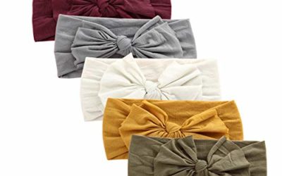 Baby Girl Nylon Headbands Newborn Infant Toddler Hairbands and Bows Child Hair Accessories (ZM13)