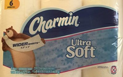 Charmin Ultra Soft Wide Bathroom Tissue – 6 Jumbo Rolls 221 Sheets