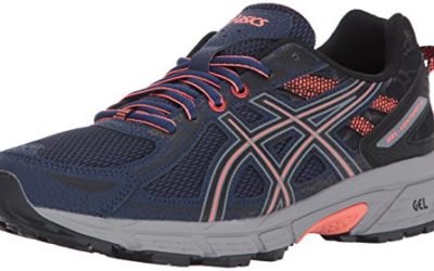 ASICS Women's Gel-Venture 6 Running-Shoes,Indigo Blue/Black/Coral,7 Medium US