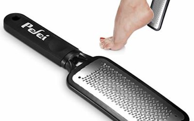 Colossal Pedicure Rasp Foot File, Professional Foot Care Pedicure Stainless Steel File to Removes Hard Skin, Can Be Used On Both Dry and Wet Feet