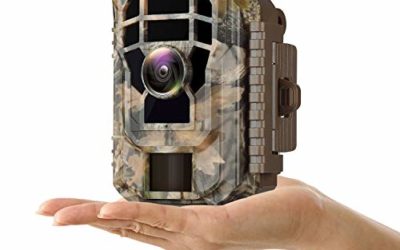 Campark Mini Trail Camera 16MP 1080P HD Game Camera Waterproof Wildlife Scouting Hunting Cam with 120° Wide Angle Lens and Night Vision 2.0” LCD IR LEDs