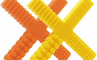 Sensory Chew Stick Toys for Kids, Boys & Girls &ndash; Designed for Autism, Teething, Chewing, ADHD, SPD, Oral Motor Needs- Silicone Teether Toy (2 Pack)