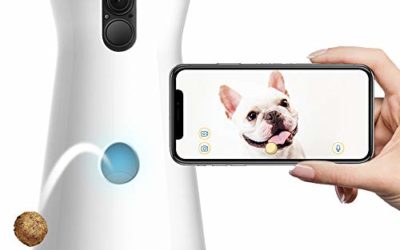 Furbo Dog Camera: Treat Tossing, Full HD Wifi Pet Camera and 2-Way Audio, Designed for Dogs, Compatible with Alexa (As Seen On Ellen), white (001-01WHTOA-1)
