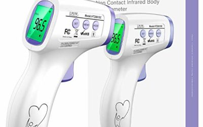 Thermometer for Adults and Baby, Forehead Digital Non Contact Infrared Thermometer with Instant Accurate Reading and Fever Alarm, Memory Recall for Kids, Infant, Indoor and Outdoor Use
