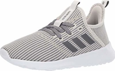 adidas Women's Cloudfoam Pure Running Shoe, Raw White/Night Metallic, 7.5 Medium US