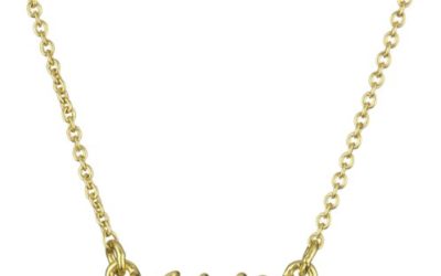 kate spade new york Say Yes Bridal Gold-Plated Mrs. Necklace