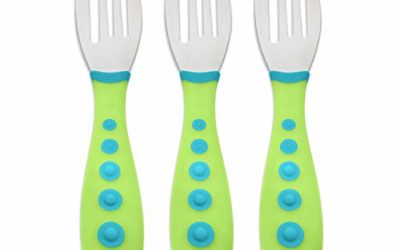 NUK First Essentials Kiddy Cutlery Forks, 3-count (Color May Vary)