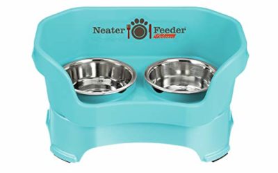 Neater Pet Brands – Neater Feeder Deluxe Dog and Size Variations (Medium, Aquamarine)