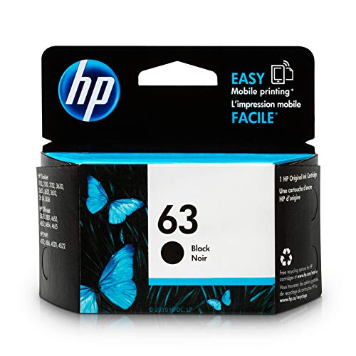 HP 63 | Ink Cartridge | Black | F6U62AN