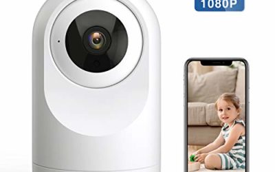 WiFi Camera Indoor, Goowls 1080P HD Pan/Tilt Home Camera Wireless Security Dog Camera IP Camera for Baby/Pet/Nanny Monitor Night Vision Motion Detection Two-Way Audio Works with Alexa Cloud Service