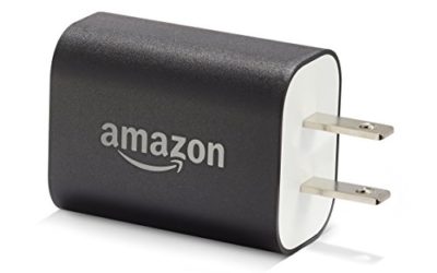 Amazon 9W Official OEM USB Charger and Power Adapter for Fire Tablets, Kindle eReaders, and Echo Dot