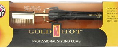 Gold N Hot Professional Styling Comb with Mtr (Multi-Temp Regulator)