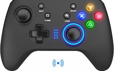 Wireless Gaming Controller, PC Video Gamepad Joystick with Dual Vibration and Remap M1-M4 Triggers, 2.4G Remote Game Console for Windows 7/8/10/XP/Laptop, PS3, Switch, Android, TV Box