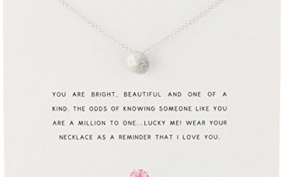 Dogeared Reminders-"One in a Million" Sterling Silver Sand Dollar Charm Necklace, 16" +2" Extender