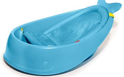 Skip Hop Baby Bath Tub: Moby 3-Stage Smart Sling Tub, Blue