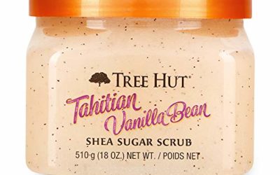 Tree Hut Tahitian Vanilla Bean Shea Sugar Scrub, 18oz, Ultra Hydrating and Exfoliating Scrub for Nourishing Essential Body Care