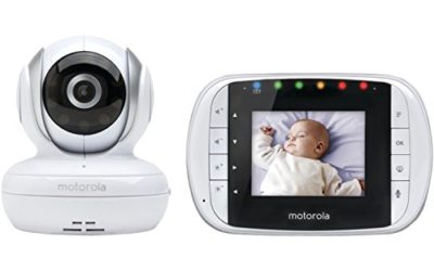 Motorola MBP33S Wireless Video Baby Monitor with 2.8-Inch Color LCD, Zoom and Enhanced Two-Way Audio