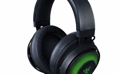 Razer Kraken Ultimate RGB USB Gaming Headset: THX 7.1 Spatial Surround Sound – Chroma RGB Lighting – Retractable Active Noise Cancelling Mic – Aluminum & Steel Frame – For PC – Classic Black