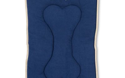 Best Pet Supplies Machine Washable Dog Crate Mat – Double-Sided Kennel Pad-Navy Blue, X-Large