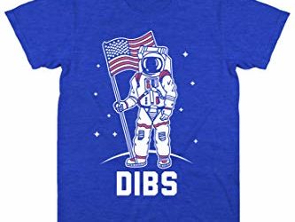 Tipsy Elves Men's Red White and Blue Dibs T Shirt: XL