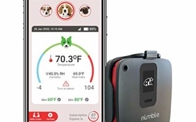 RV PetSafety Pet Monitor 4G Lite – Powered by Verizon Cellular – No Wi-Fi Needed – Pet Environment Temperature & Humidity Monitor – 24/7 SMS & Email Alerts – in-app (iPhone/Android) Notification