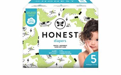 The Honest Company The Honest Company Club Box Diapers with Trueabsorb Technology, L8ter Gator, Size 5, 50 Count