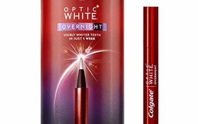 Colgate Optic White Overnight Teeth Whitening Pen, 35 Nightly Treatments in 1 Pen, Removes 15 Years of Stains in 1 Week