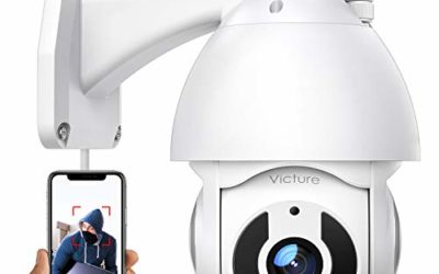 Security Camera Outdoor, Victure 1080P WiFi Home Security Camera with Pan/Tilt 360° View, Night Vision, IP66 Waterproof, Motion Detection Compatible with iOS/Android