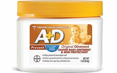 A+D Original Diaper Rash Ointment, Skin Protectant With Lanolin and Petrolatum, Seals Out Wetness, Helps Prevent Baby Diaper Rash, 16 Oz (Pack of 1)
