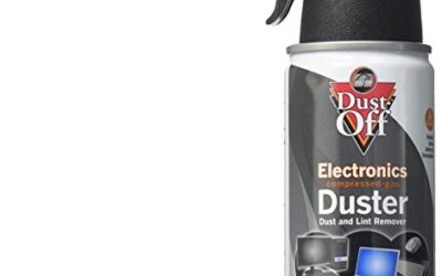 Falcon Dust, Off Compressed Gas (152a) Disposable Cleaning Duster, 1, Count, 3.5 oz Can (DPSJB),Black