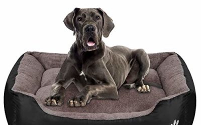 Utotol Warming Dog Beds for Medium Dogs-(XXL-Large for Large Dog), Rectangle Washable Pet Bed with Firm Breathable Cotton for Cats, Sleeping Orthopedic Beds