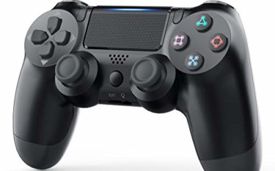 Game Controller for Playstation 4, YCCTEAM 1000mAh PS4 Wireless Controller with Built-in Speaker/Gyro/Motor Remote Pro Controller Gamepad for PS4/Slim/Pro Console (Black)